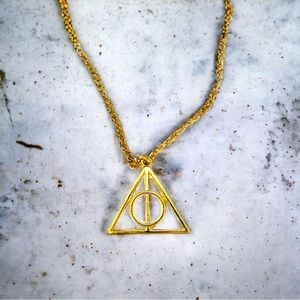 Triangle Circle Necklace